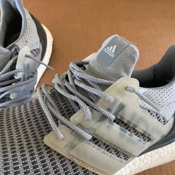 adidas Ultra Boost Undefeated Performance Running Grey | US 10.5 | No Insoles - Picture 9 of 10